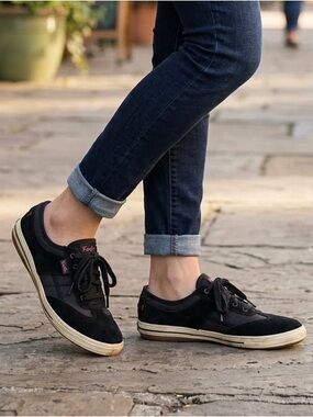 Keds Craze T-Toe Suede Low-Top Lace-Up Sneakers